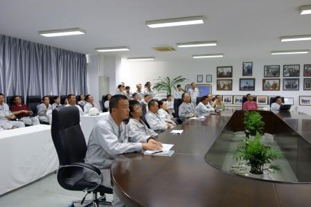 尊龙凯时官网集团(舟山)造船有限公司首次举办QC活动报告会